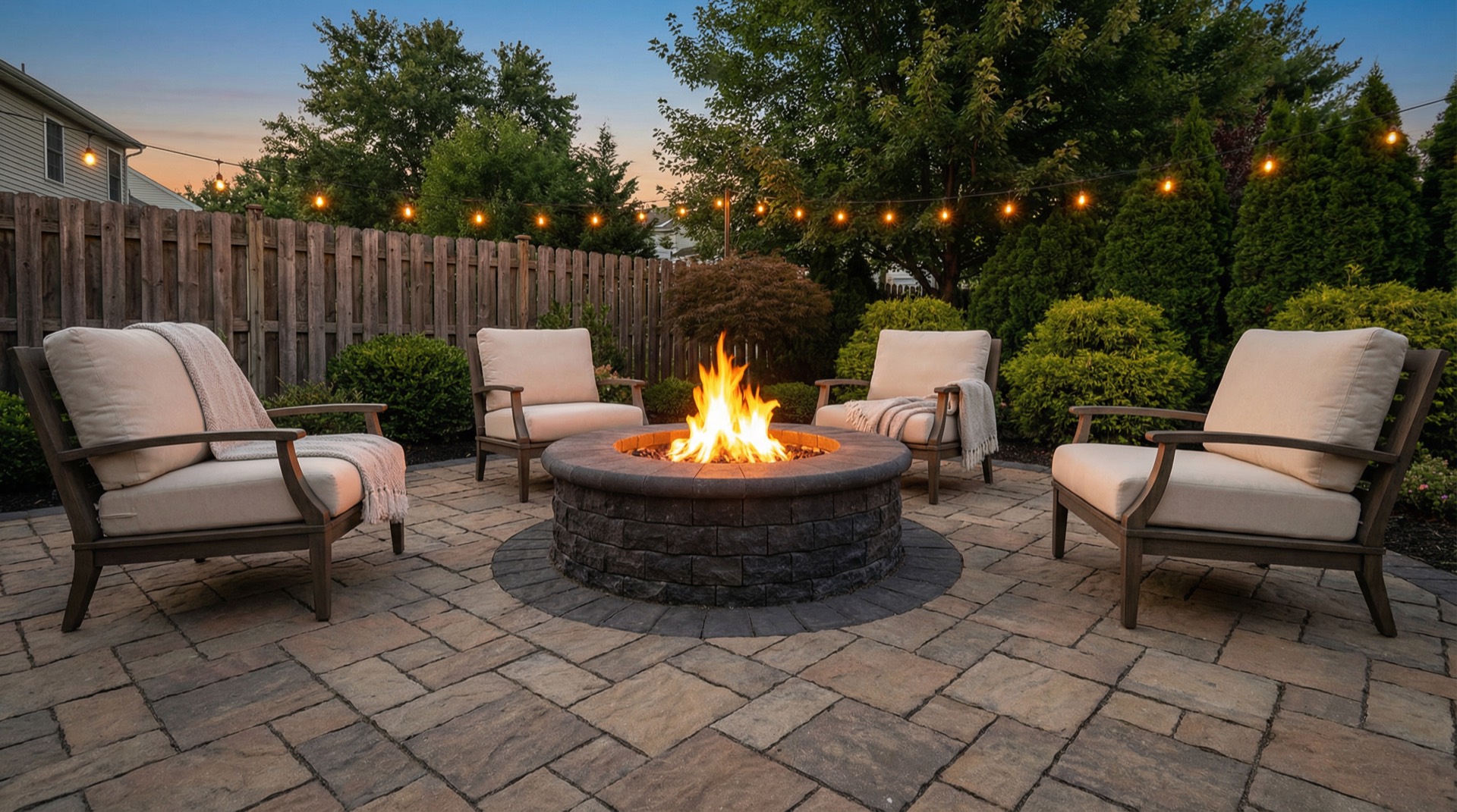 Cambridge Fire Pit Area